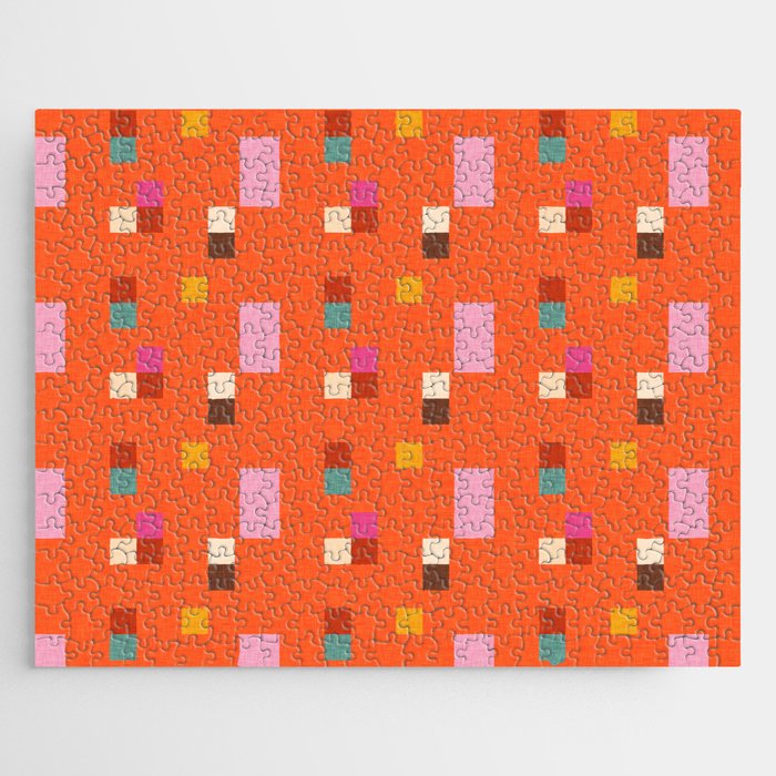 Bold Minimalism Orange Jigsaw Puzzle Gallery Image 1