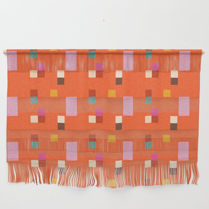 Bold Minimalism Orange Wall Hanging Gallery Image 1