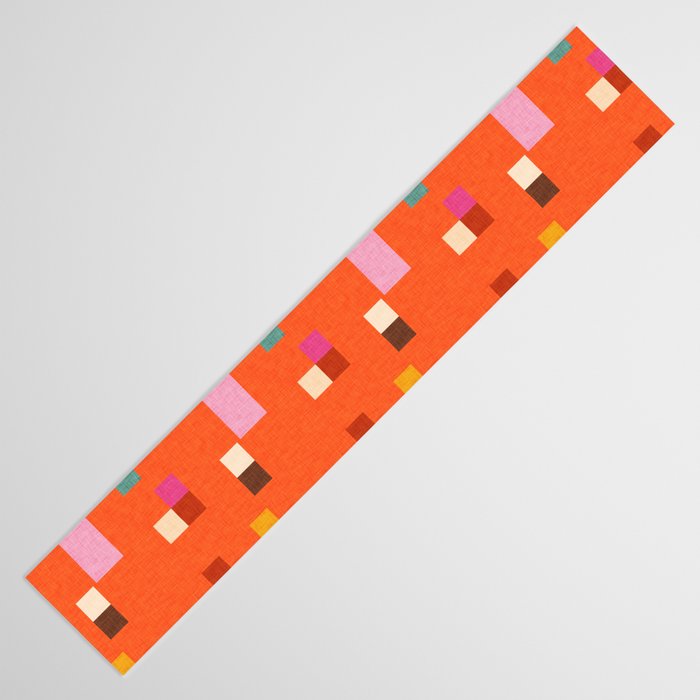 Bold Minimalism Orange Table Runner Gallery Image 3