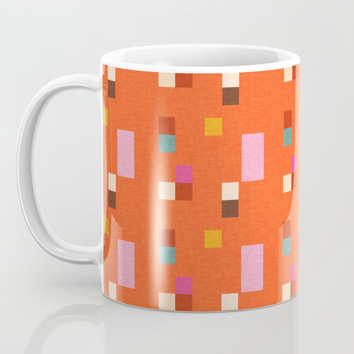Bold Minimalism Orange Coffee Mug Gallery Image 3