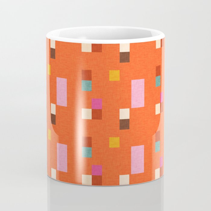 Bold Minimalism Orange Coffee Mug Gallery Image 4