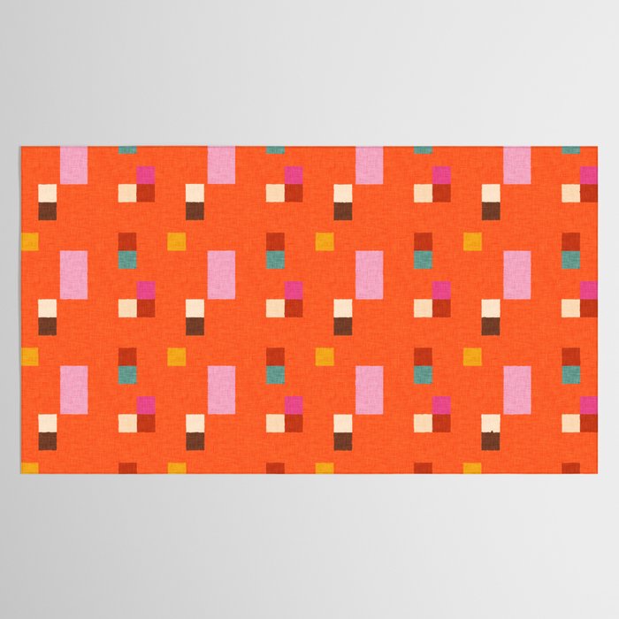 Bold Minimalism Orange Tablecloth Gallery Image 2