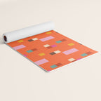 Bold Minimalism Orange Yoga Mat Gallery Image 2