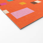 Bold Minimalism Orange Welcome Mat Gallery Image 2