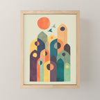 Ancient city Mini Art Print Gallery Image 1