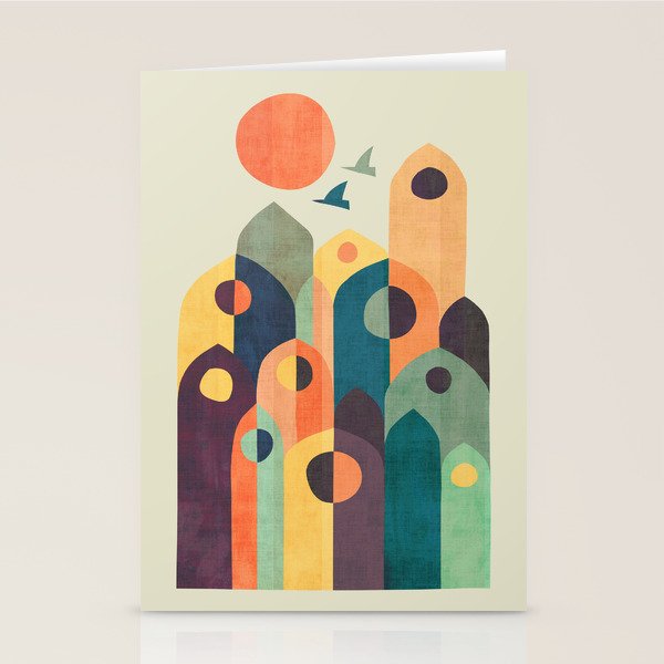 Ancient city Stationery Card Gallery Image 1