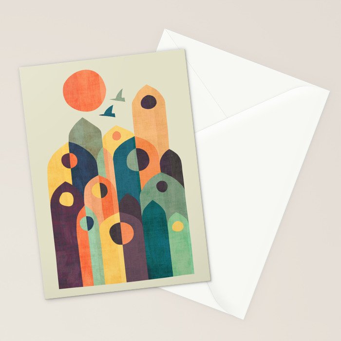 Ancient city Stationery Card Gallery Image 2