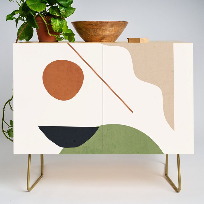 Abstract Art / Shapes 32 Credenza Gallery Image 1