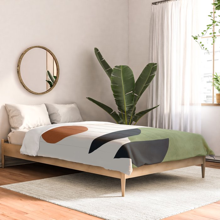 Abstract Art / Shapes 32 Comforter Gallery Image 2