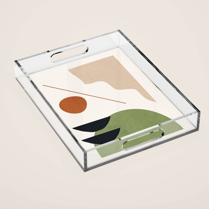 Abstract Art / Shapes 32 Acrylic Tray Gallery Image 1