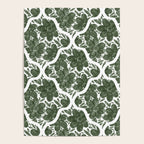 Green Petals Oasis Motif Poster Gallery Image 4