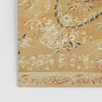 French Aubusson Vintage Rug Print Poster Gallery Image 3