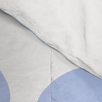 Light Blue Maisie Flowers Cheerful Floral Pattern on White Comforter Gallery Image 4