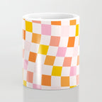 Checkers: PATTERN 04 | The Peach Edition Coffee Mug Gallery Image 4