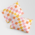 Checkers: PATTERN 04 | The Peach Edition Pillow Sham Gallery Image 3
