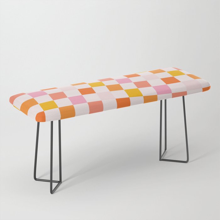 Checkers: PATTERN 04 | The Peach Edition Bench Gallery Image 1