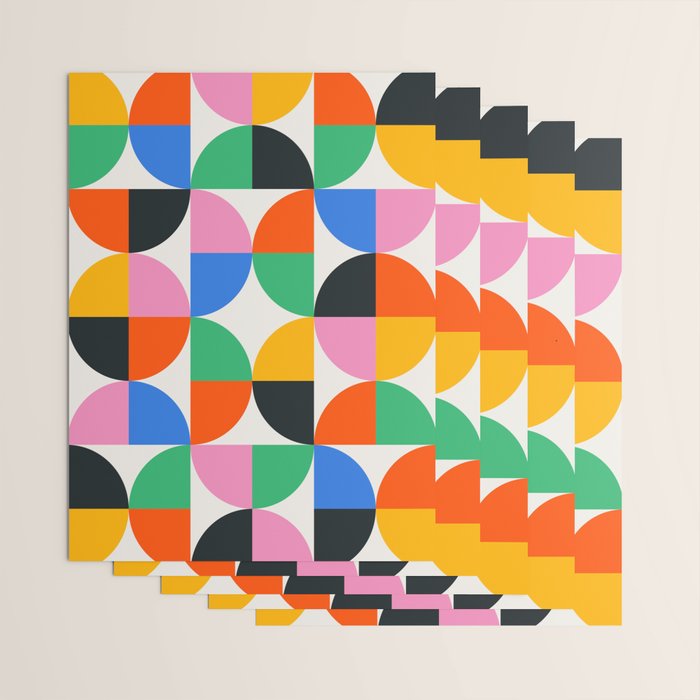 BAUHAUS PATTERN STUDY 02 Wrapping Paper Gallery Image 3