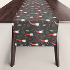 Cute Christmas Elves Table Runner Gallery Image 1