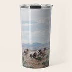 Running Horses Travel Mug Gallery Image 1