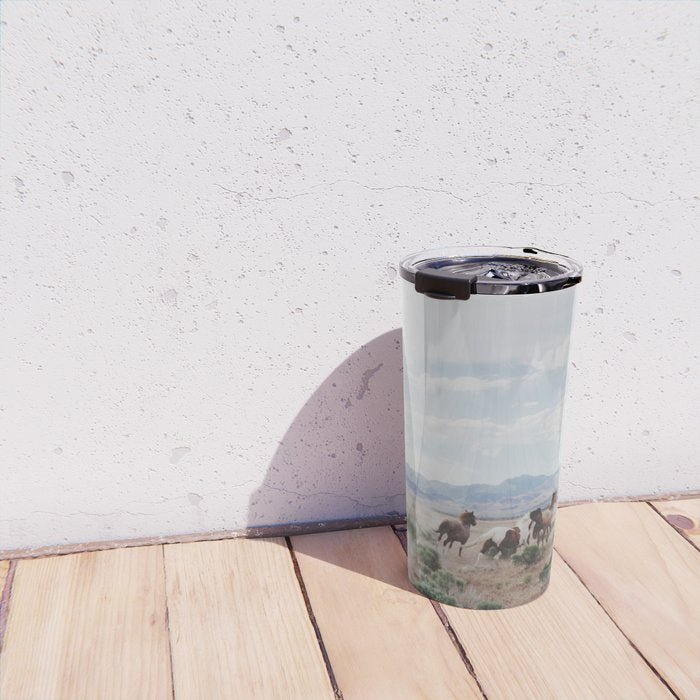 Running Horses Travel Mug Gallery Image 4