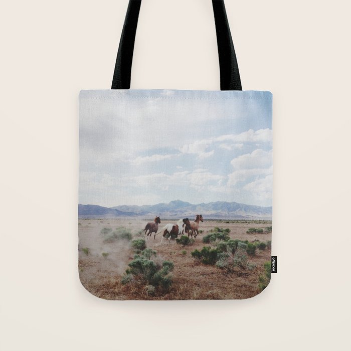 Running Horses Tote Bag Gallery Image 1