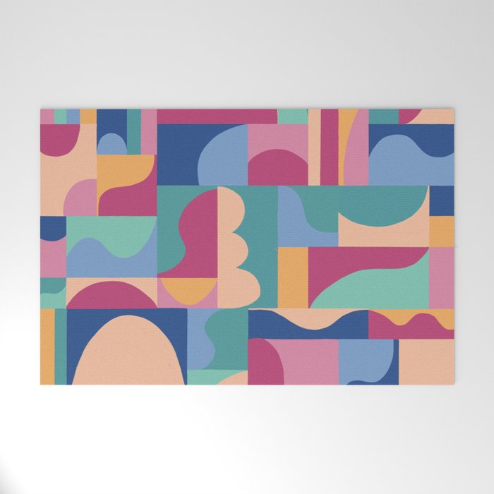 Abstract mosaic #2 Welcome Mat Gallery Image 1