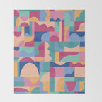 Abstract mosaic #2 Throw Blanket Gallery Image 2