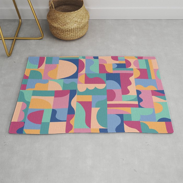 Abstract mosaic #2 Rug Gallery Image 1