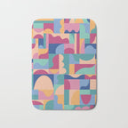Abstract mosaic #2 Bath Mat Gallery Image 1