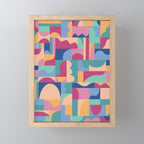 Abstract mosaic #2 Mini Art Print Gallery Image 1