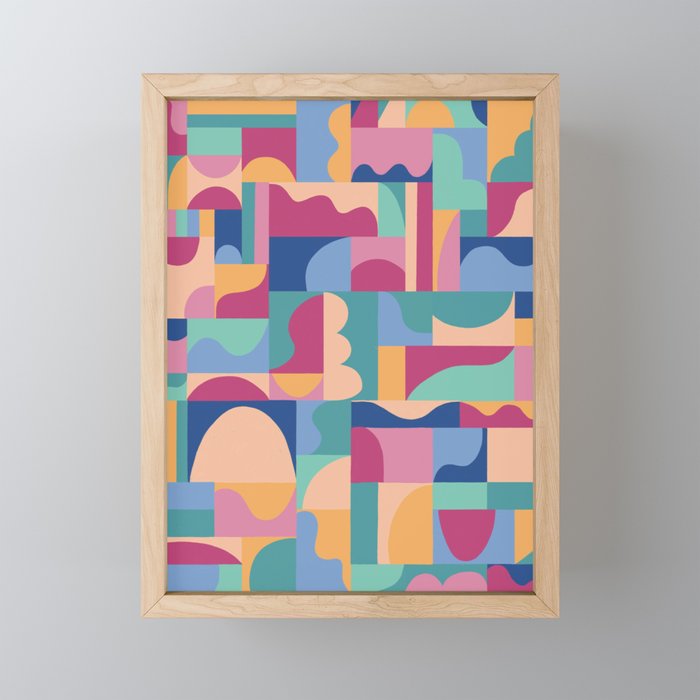 Abstract mosaic #2 Mini Art Print Gallery Image 1