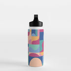 Abstract mosaic #2 Water Bottle Gallery Image 3