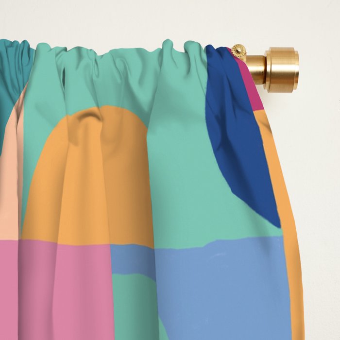 Abstract mosaic #2 Window Curtain Gallery Image 2