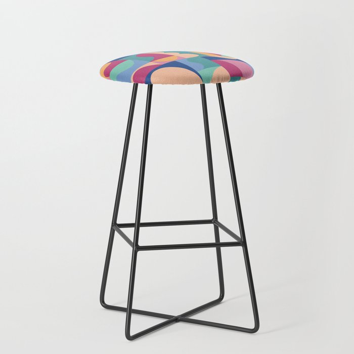 Abstract mosaic #2 Stool Gallery Image 1