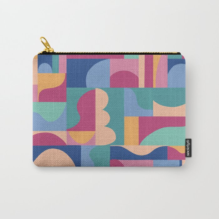 Abstract mosaic #2 Carry All Pouch Gallery Image 1