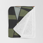 Wild Abstract Landscape 3 Throw Blanket Gallery Image 3