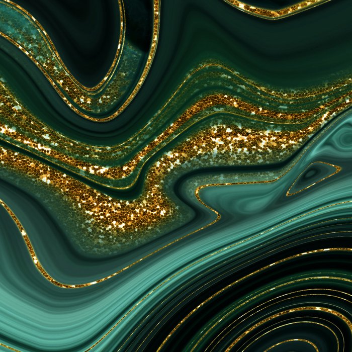 Abstract Gold Glitter Malachite Marble Landscapes Coffee Mug Gallery Image 2