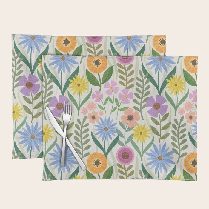 Wildflower Garden - Light Placemat Gallery Image 1