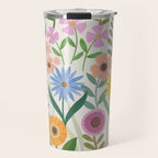 Wildflower Garden - Light Travel Mug Gallery Image 1