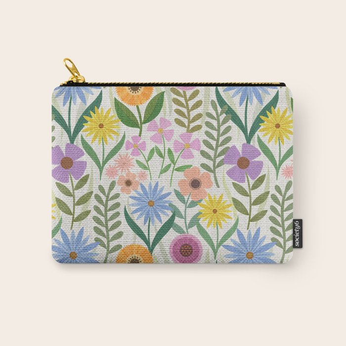 Wildflower Garden - Light Carry All Pouch Gallery Image 1