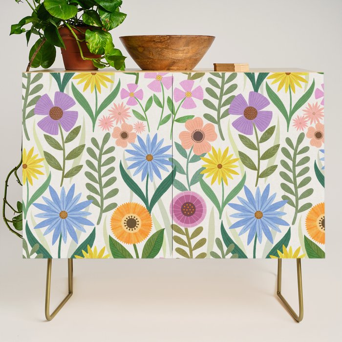 Wildflower Garden - Light Credenza Gallery Image 1