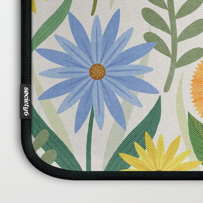 Wildflower Garden - Light Laptop Sleeve Gallery Image 3