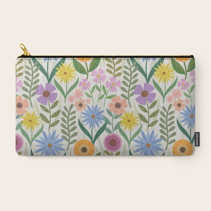 Wildflower Garden - Light Carry All Pouch Gallery Image 2
