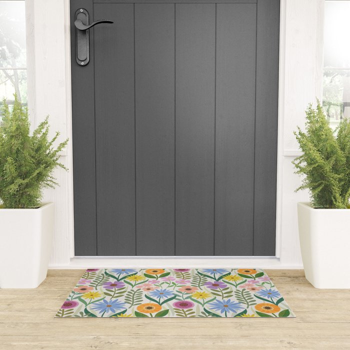 Wildflower Garden - Light Welcome Mat Gallery Image 3