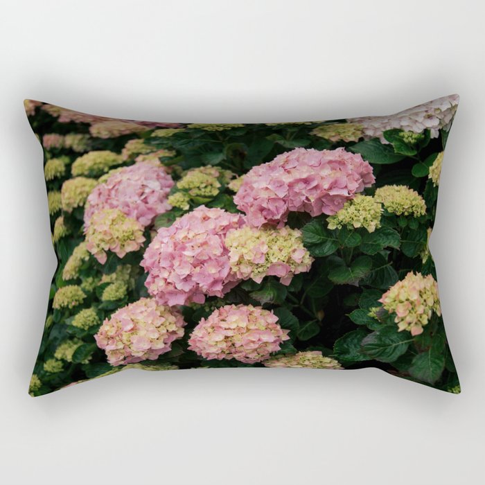 Hydrangeas Rectangular Pillow Gallery Image 1