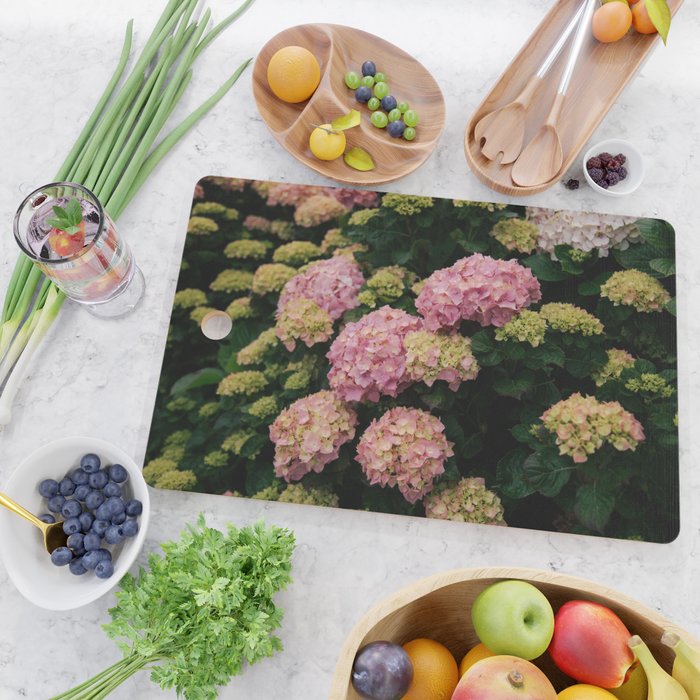 Hydrangeas Cutting Board Gallery Image 2