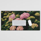 Hydrangeas Desk Mat Gallery Image 1