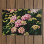 Hydrangeas Outdoor Rug Gallery Image 1