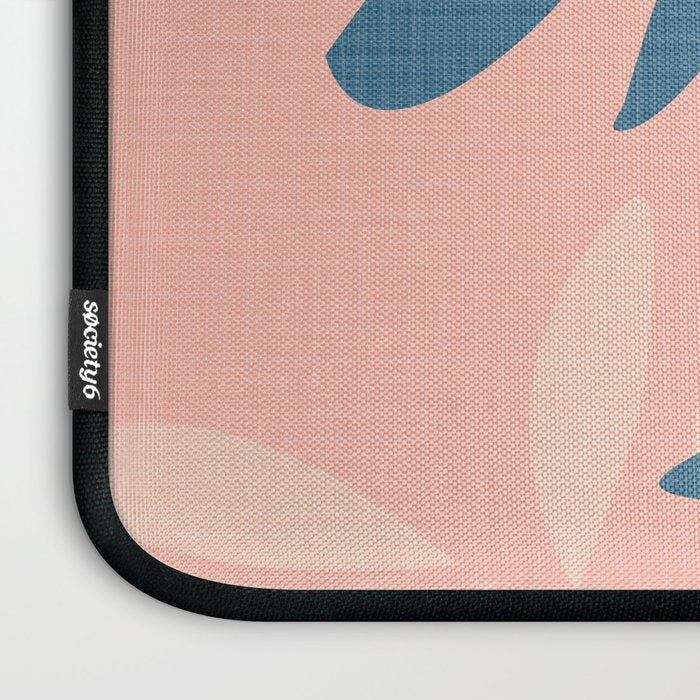 Abstract Blue Branch Laptop Sleeve Gallery Image 3