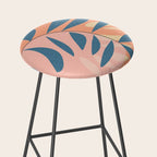 Abstract Blue Branch Stool Gallery Image 2